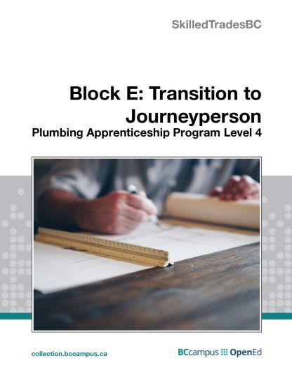 Block E: Transition to Journeyperson